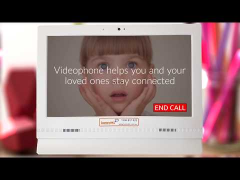 Konnekt Videophone - Easiest Seniors Phone Ever - For Those Too Busy to Visit Elderly Parents Daily