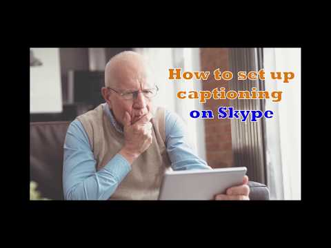 How to set up captioning/subtitles on Skype