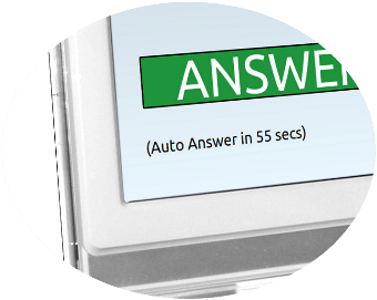 Call auto-answer by Konnekt large simple video phone